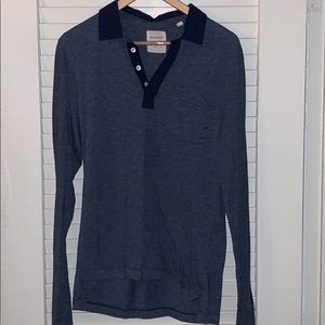 Long sleeve Billy Reid polo